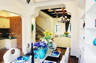 復式餐廳地中海裝修實景圖