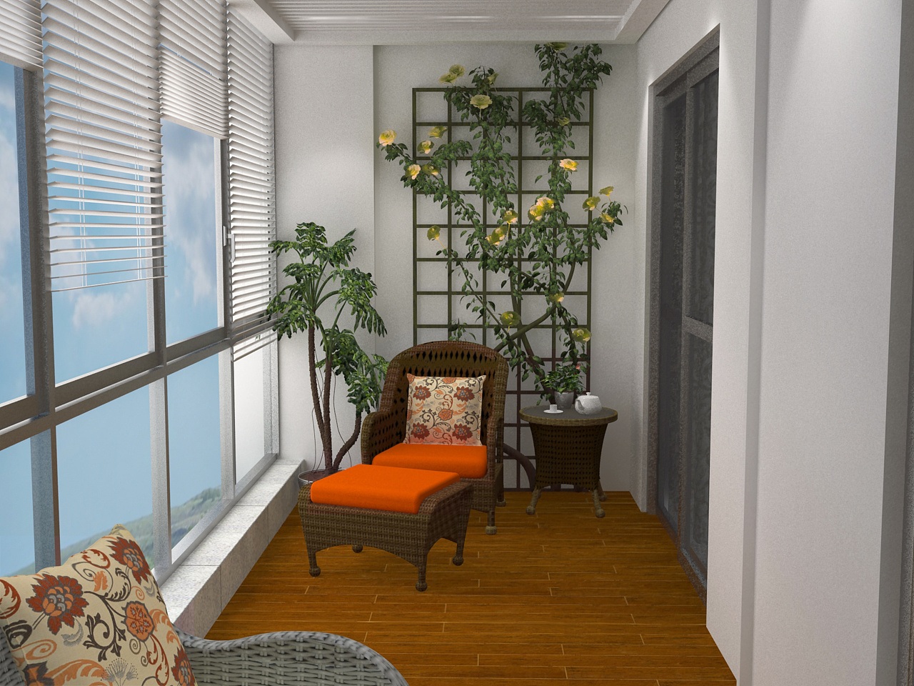 陽臺的家具布局|空間|室內(nèi)設(shè)計|guaiguaino 